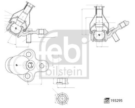 Ball joint 193295 FEBI