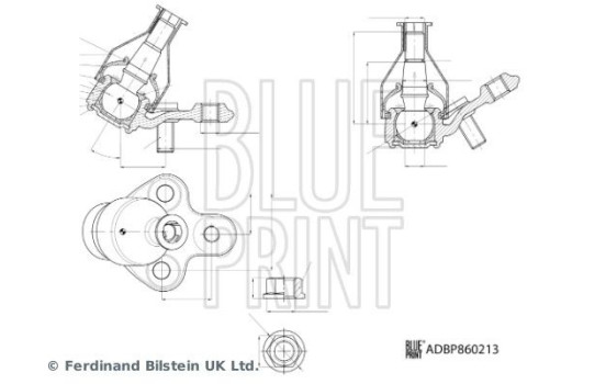 Ball joint ADBP860213 Blue Print
