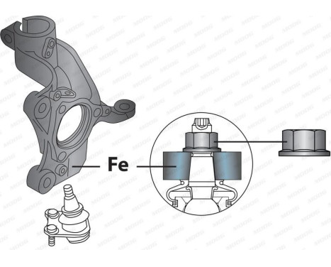 Ball Joint VO-BJ-13581 Moog