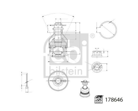 ball joint 178646 FEBI