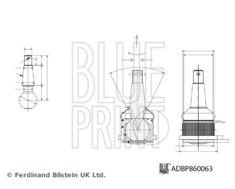 ball joint ADBP860063 Blue Print, Image 2