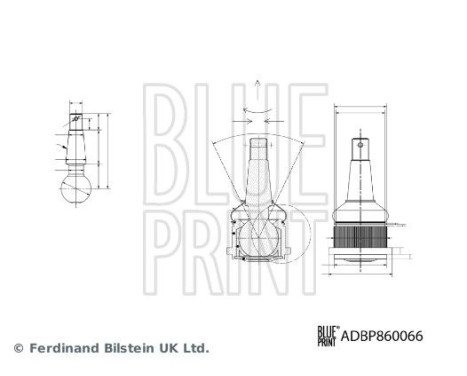 ball joint ADBP860066 Blue Print, Image 2