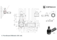 Ball joint ADBP860224 Blue Print