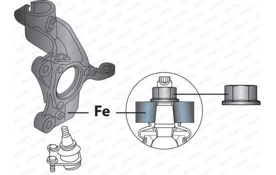 Ball Joint VO-BJ-1859 Moog, Image 2