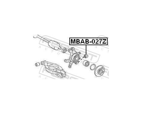 Bush, control arm Montage, Image 2
