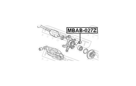 Bush, control arm Montage, Image 2