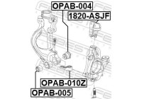 Bush, control arm Montage