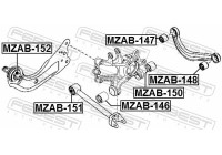 Bush, control arm Montage