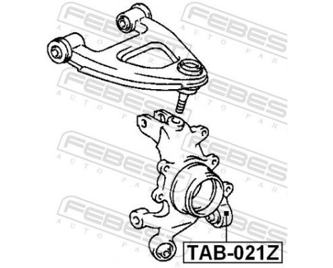 Bush, control arm Montage, Image 2