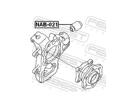 Bush, control arm Mount, Image 2