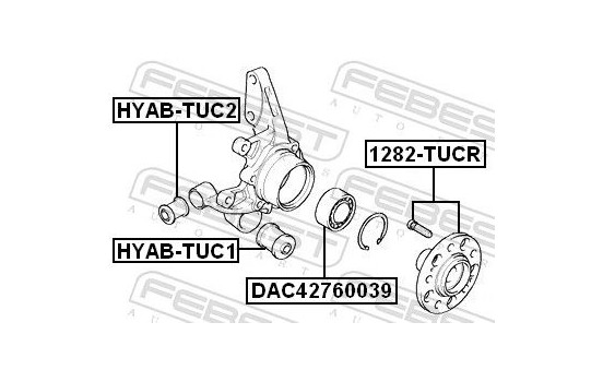 Bush, control arm Mount, Image 2