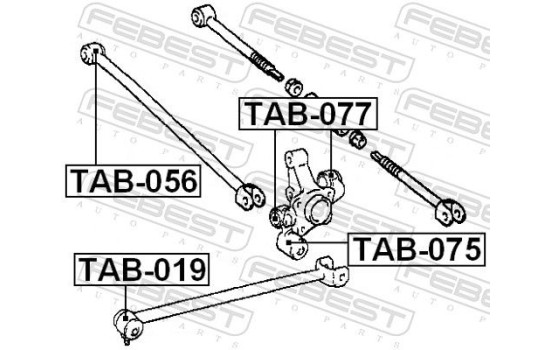 Bush, control arm mounting