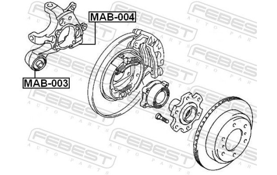 Bush, control arm mounting, Image 2