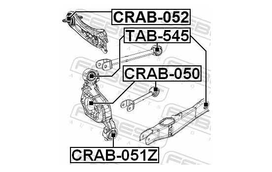 Bush, control arm mounting, Image 2