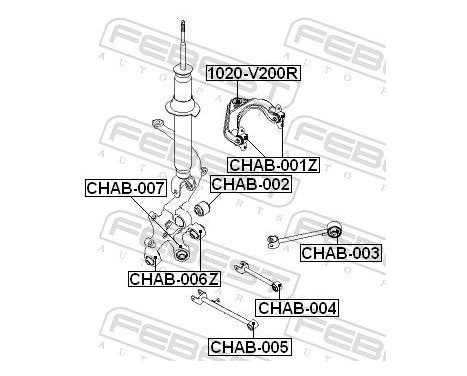 Bush, control arm mounting