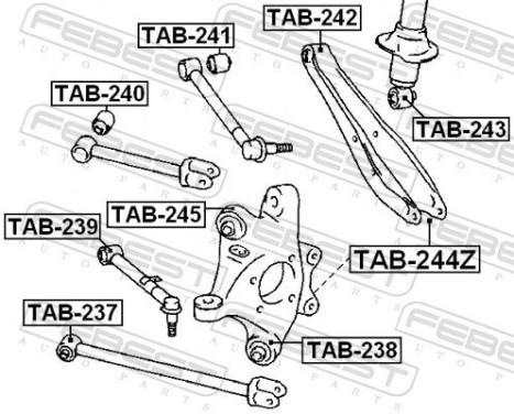 Bush, control arm mounting
