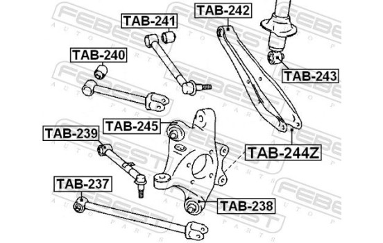 Bush, control arm mounting