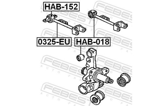 Control Arm-/Trailing Arm Bush, Image 2