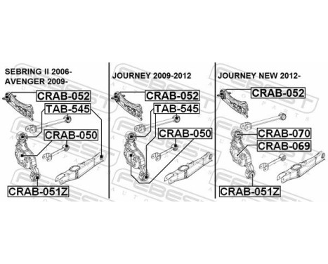 Control Arm-/Trailing Arm Bush, Image 2