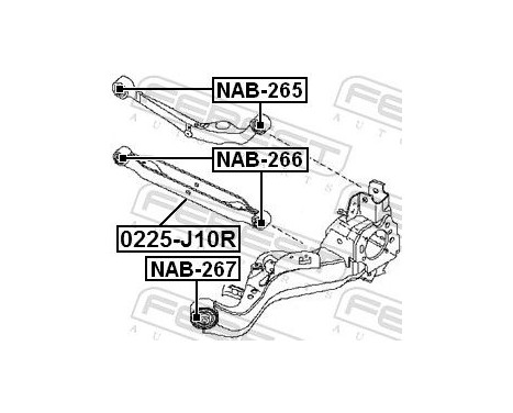 Control Arm-/Trailing Arm Bush, Image 2