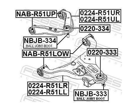 Control Arm-/Trailing Arm Bush, Image 2