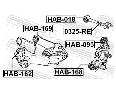 Control Arm-/Trailing Arm Bush, Image 2