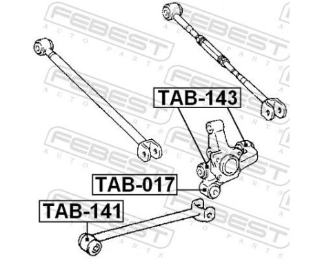 Control Arm-/Trailing Arm Bush, Image 2