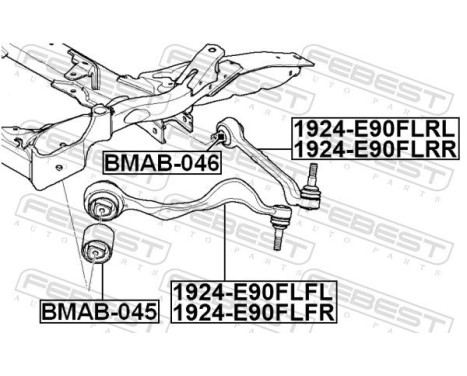 Control Arm-/Trailing Arm Bush, Image 2