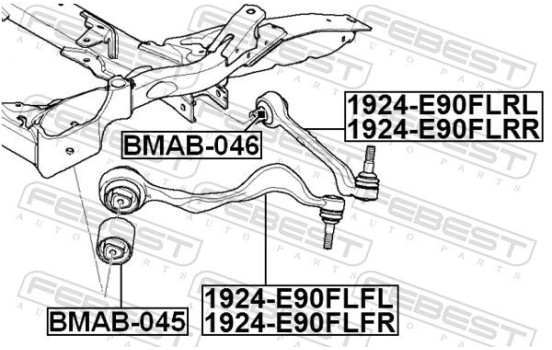 Control Arm-/Trailing Arm Bush, Image 2