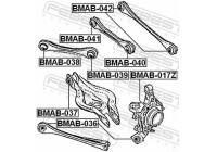 Control Arm-/Trailing Arm Bush
