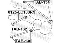 Control Arm-/Trailing Arm Bush