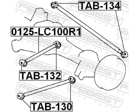 Control Arm-/Trailing Arm Bush