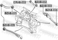 Control Arm-/Trailing Arm Bush