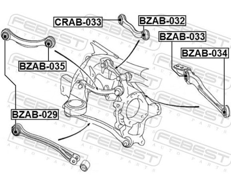 Control Arm-/Trailing Arm Bush