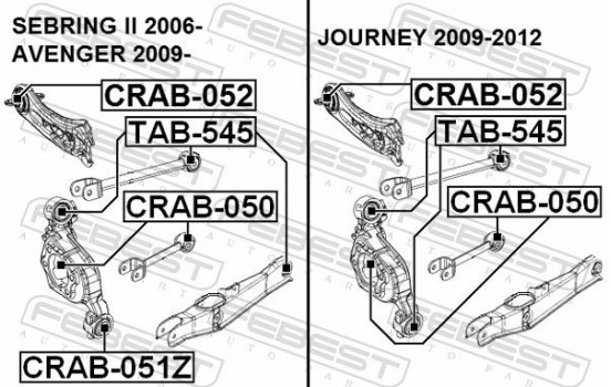 Control Arm-/Trailing Arm Bush, Image 2