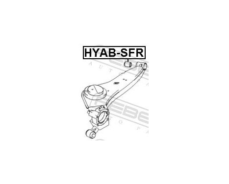 Control Arm-/Trailing Arm Bush, Image 2