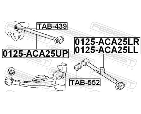 Control Arm-/Trailing Arm Bush, Image 2