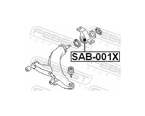 Control Arm-/Trailing Arm Bush, Image 2