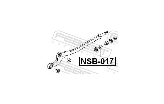 Control Arm-/Trailing Arm Bush, Image 2