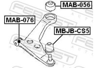 Control Arm-/Trailing Arm Bush