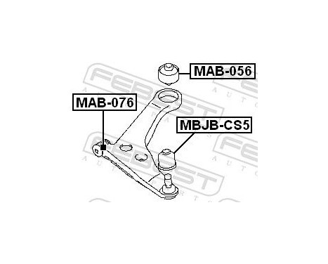 Control Arm-/Trailing Arm Bush