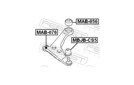 Control Arm-/Trailing Arm Bush
