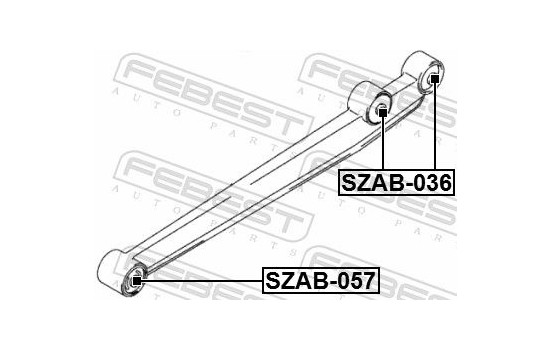 Control Arm-/Trailing Arm Bush, Image 2