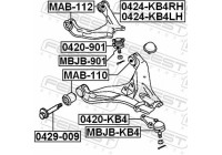 Control Arm-/Trailing Arm Bush