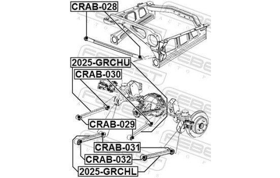 Control Arm-/Trailing Arm Bush, Image 2