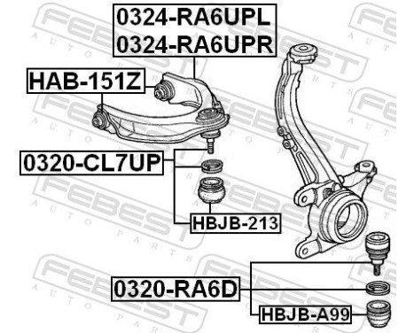 Control Arm-/Trailing Arm Bush, Image 2