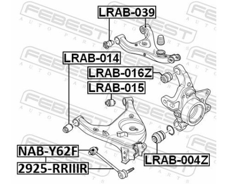 Control Arm-/Trailing Arm Bush, Image 2
