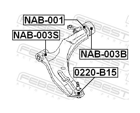 Control Arm-/Trailing Arm Bush