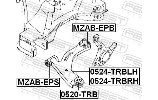 Control Arm-/Trailing Arm Bush