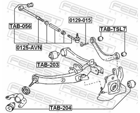 Control Arm-/Trailing Arm Bush